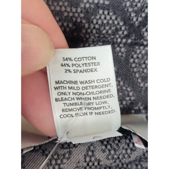 LOFT Ann Taylor NWT Womens Tapestry Floral Long Sleeve Jacket Gray Black Sz 12P - Picture 8 of 8